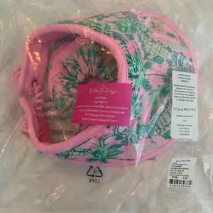 NWT Lilly Pulitzer visor and 2 scrunchies